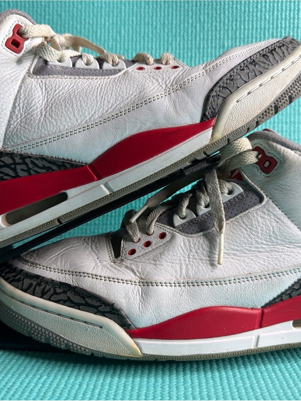 Nike Air Jordan 3 Retro Men's Size 9.5 Fire Red 2022 DN3707-160 OG VNDS
